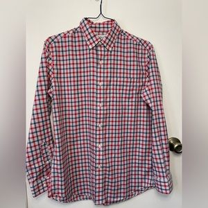 L.L. Bean Checkered Button Down